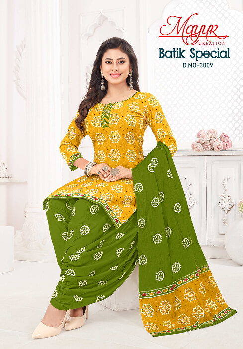 Batik Print Dress Material