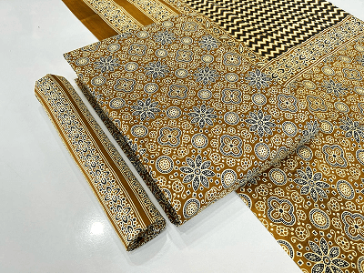 Latest Ajrakh Design Cotton Dress Material for Women