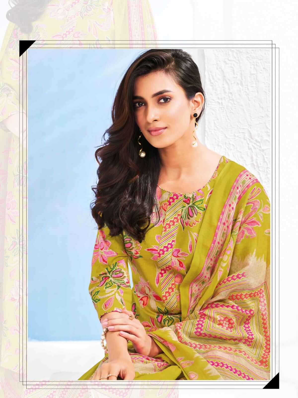 Women Wearing Suryajyoti Dress Material