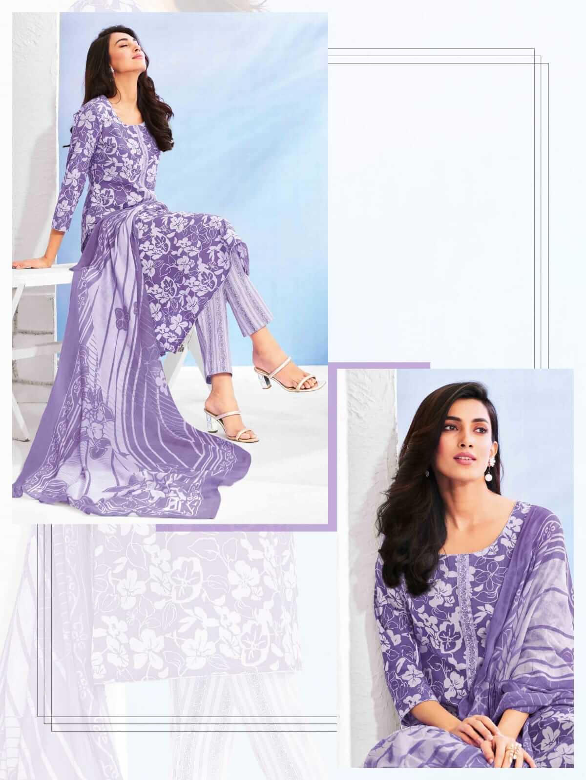 Women Wearing Suryajyoti Dress Material