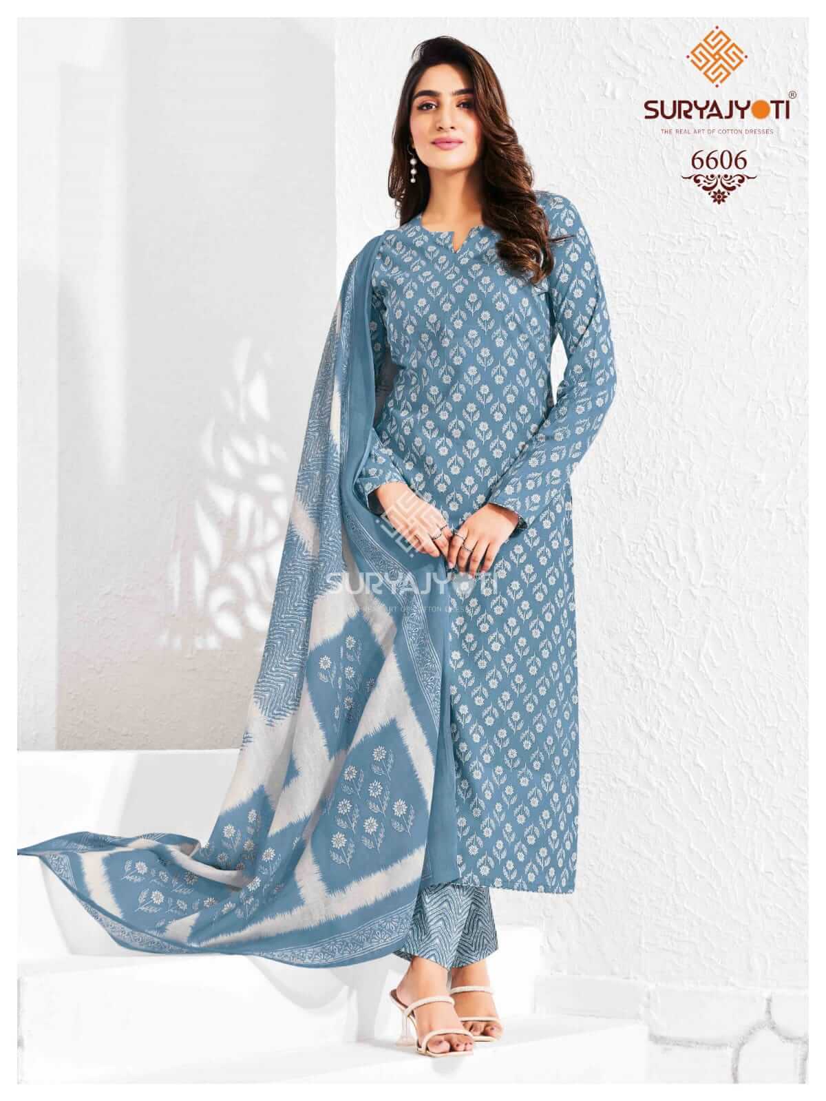 Suryajyoti Cotton Dress Material for Women