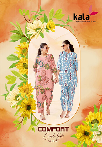 Printed Cotton Co-ord Set – Kurti & Pant – Summer Comfort Wear